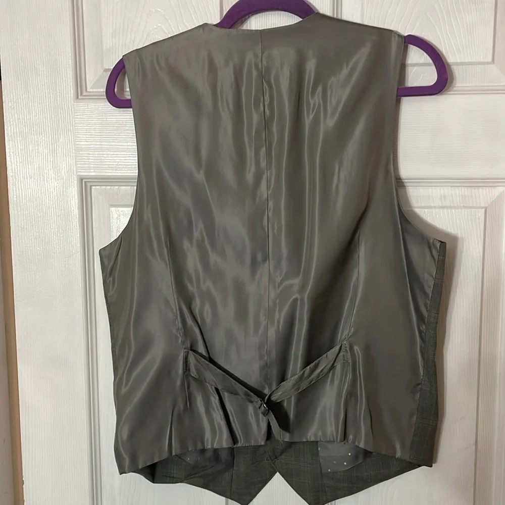 NWT Perry Ellis Gray Suit Vest